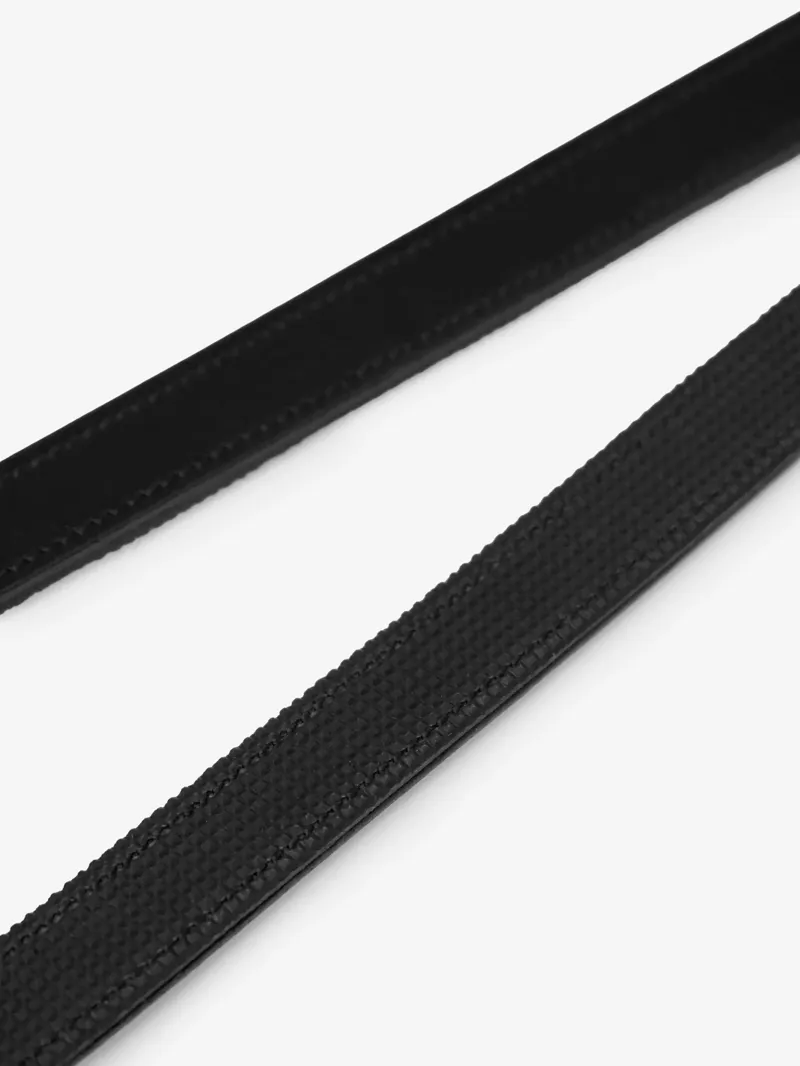 LeMieux Hobby Horse Rubber Grip Reins - Black-1