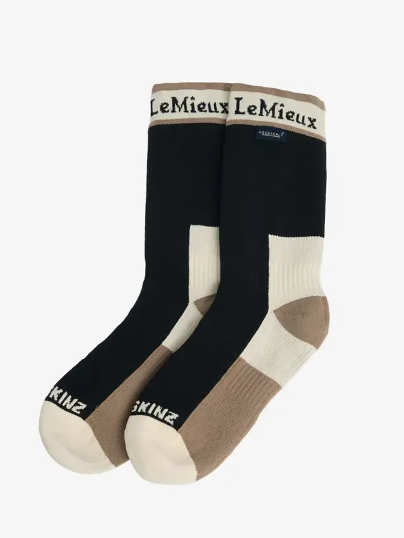 LeMieux X Sealskinz Waterproof Socks - Black-1