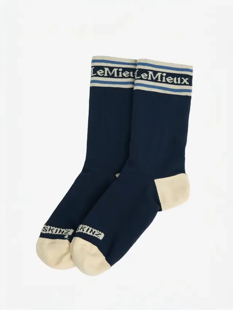 LeMieux X Sealskinz Anti-Blister Socks - Navy-1
