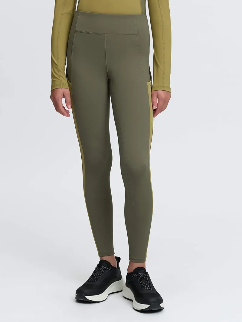 LeMieux Young Rider Orla Pull Ons - Willow Green