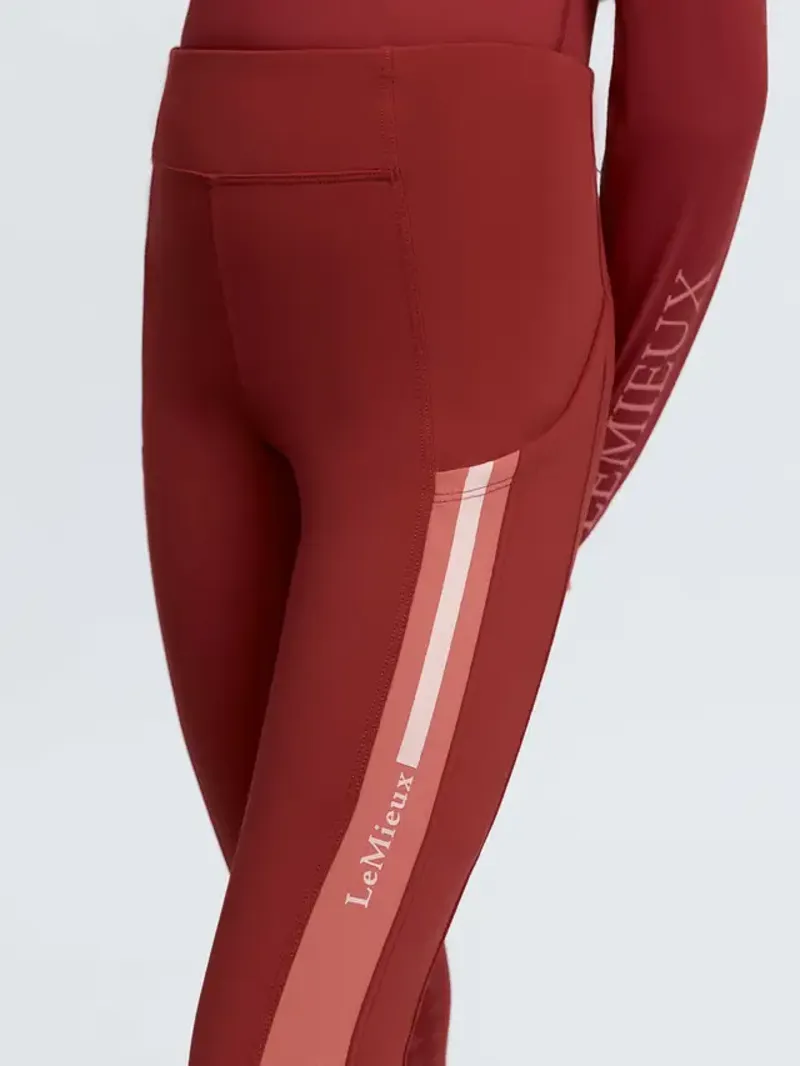 LeMieux Young Rider Orla Pull Ons - Russet-2