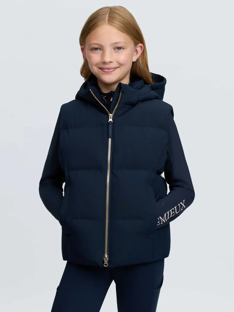 LeMieux Young Rider Joey Hooded Gilet - Navy
