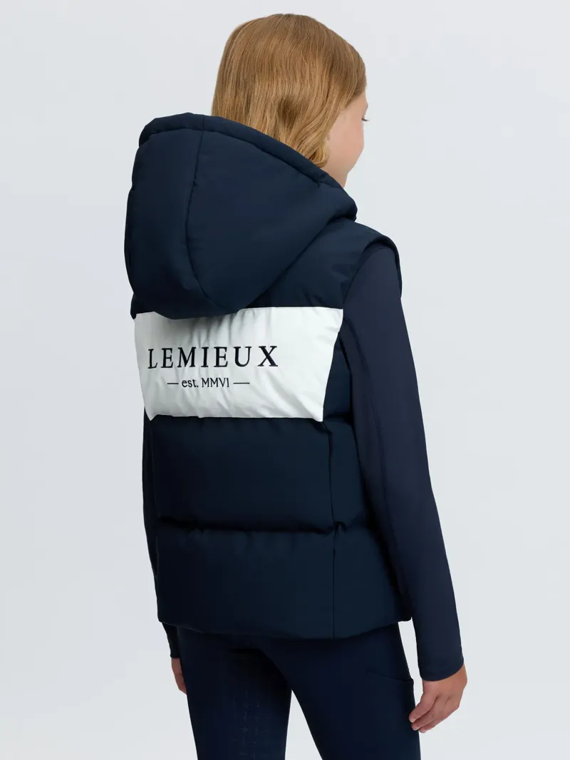 LeMieux Young Rider Joey Hooded Gilet - Navy-1