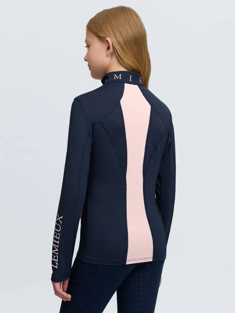 LeMieux Young Rider Mia Mesh Base Layer - Navy-1