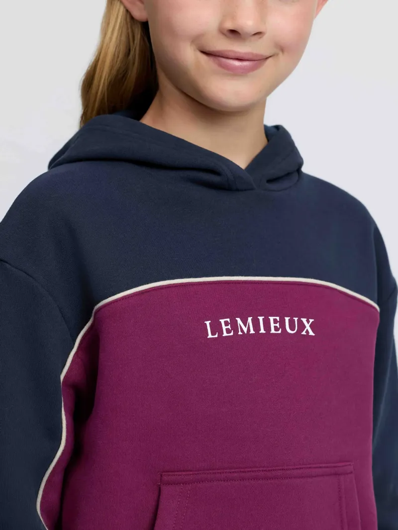 LeMieux Young Rider Sadie Hoodie - Blackberry-3