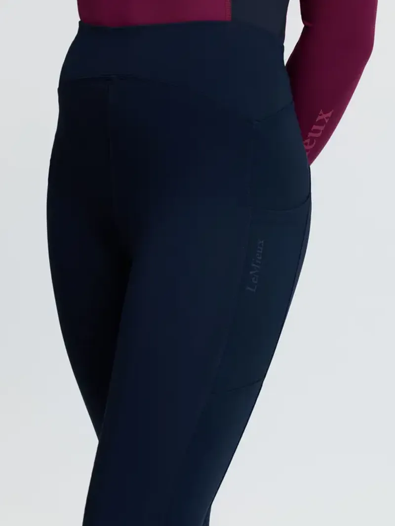 LeMieux Young Rider Nell Brushed Pull Ons - Navy-3