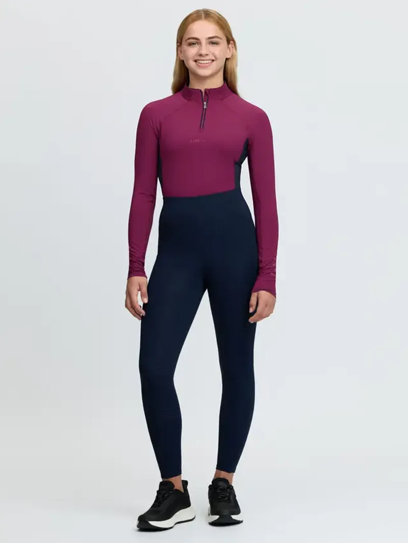 LeMieux Young Rider Nell Brushed Pull Ons - Navy-5