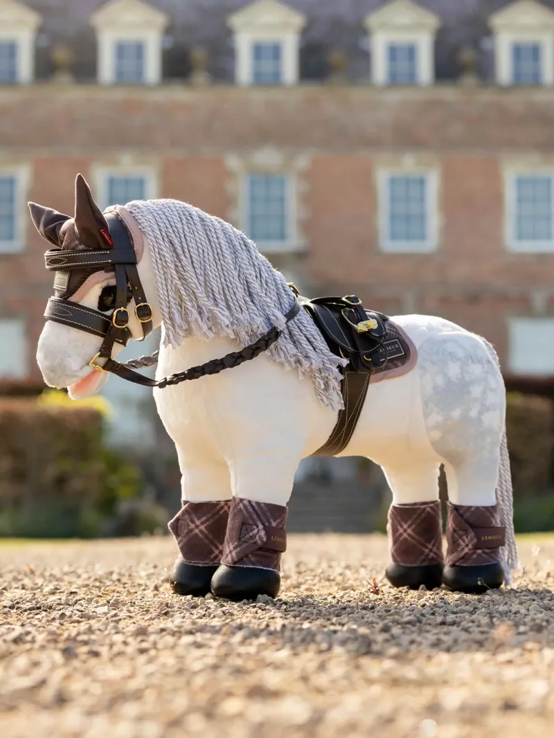 LeMieux Toy Pony Heritage Fly Hood - Cocoa-1