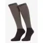 LeMieux Heritage Footsie Socks - Herringbone Cocoa