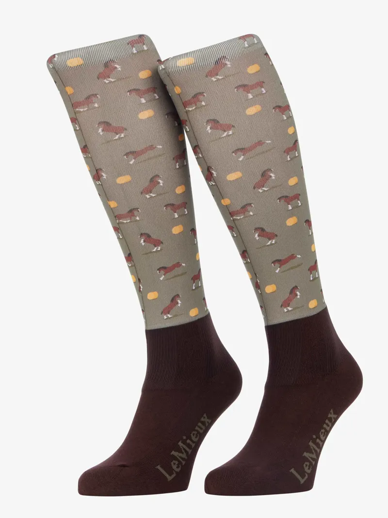 LeMieux Footsie Socks - Clydesdale/ Willow