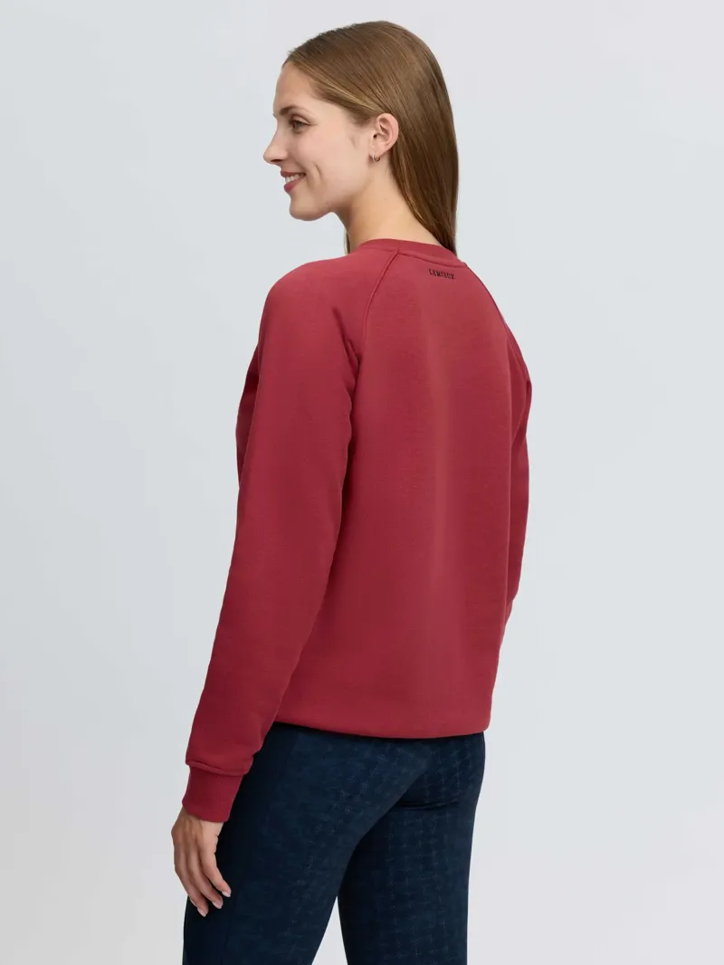 LeMieux Vida Varsity Crew Neck Sweat - Russet-2