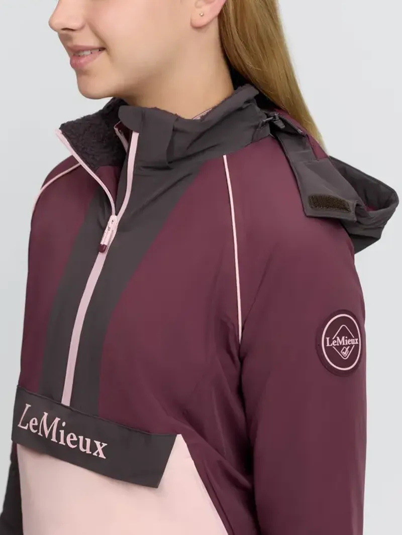 LeMieux Young Rider Bailey Waterproof Anorak - Bramble-4