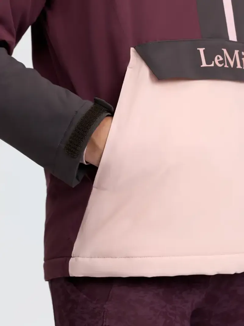 LeMieux Young Rider Bailey Waterproof Anorak - Bramble-5