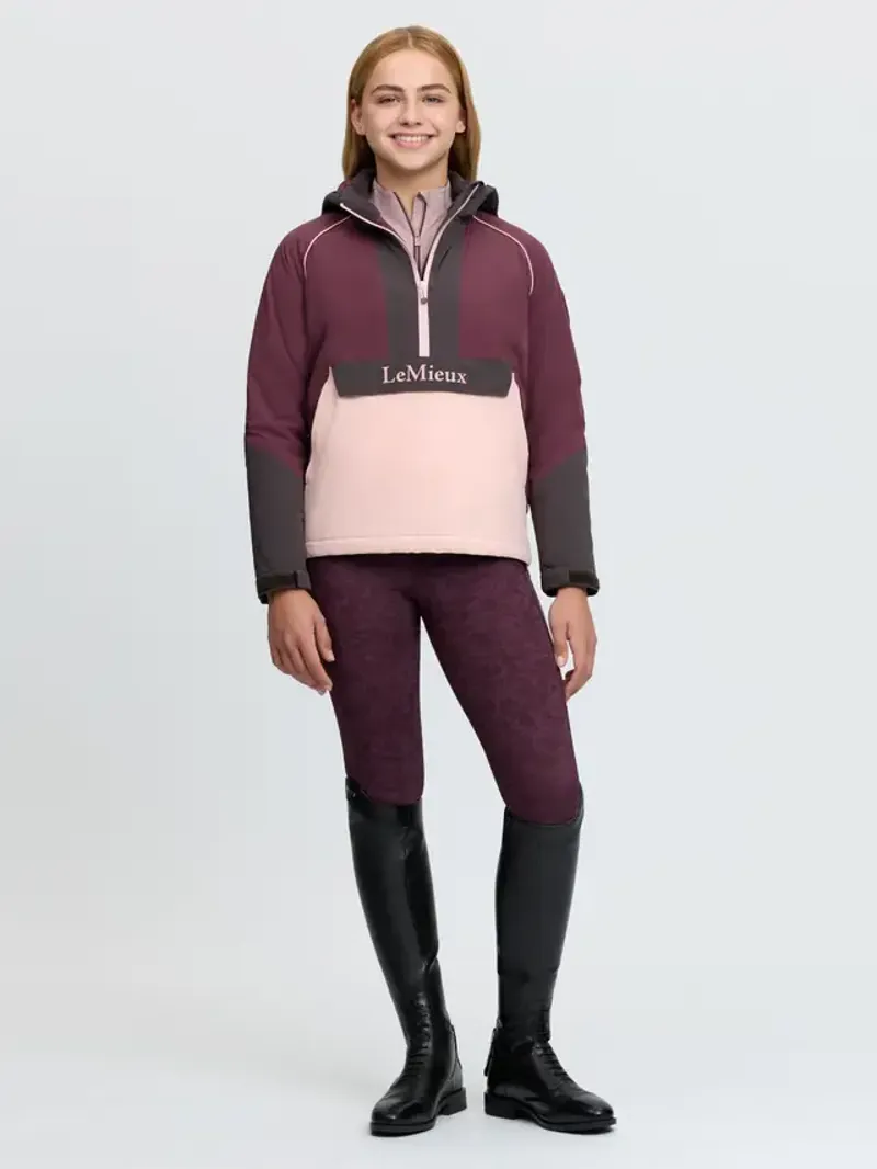 LeMieux Young Rider Bailey Waterproof Anorak - Bramble-7