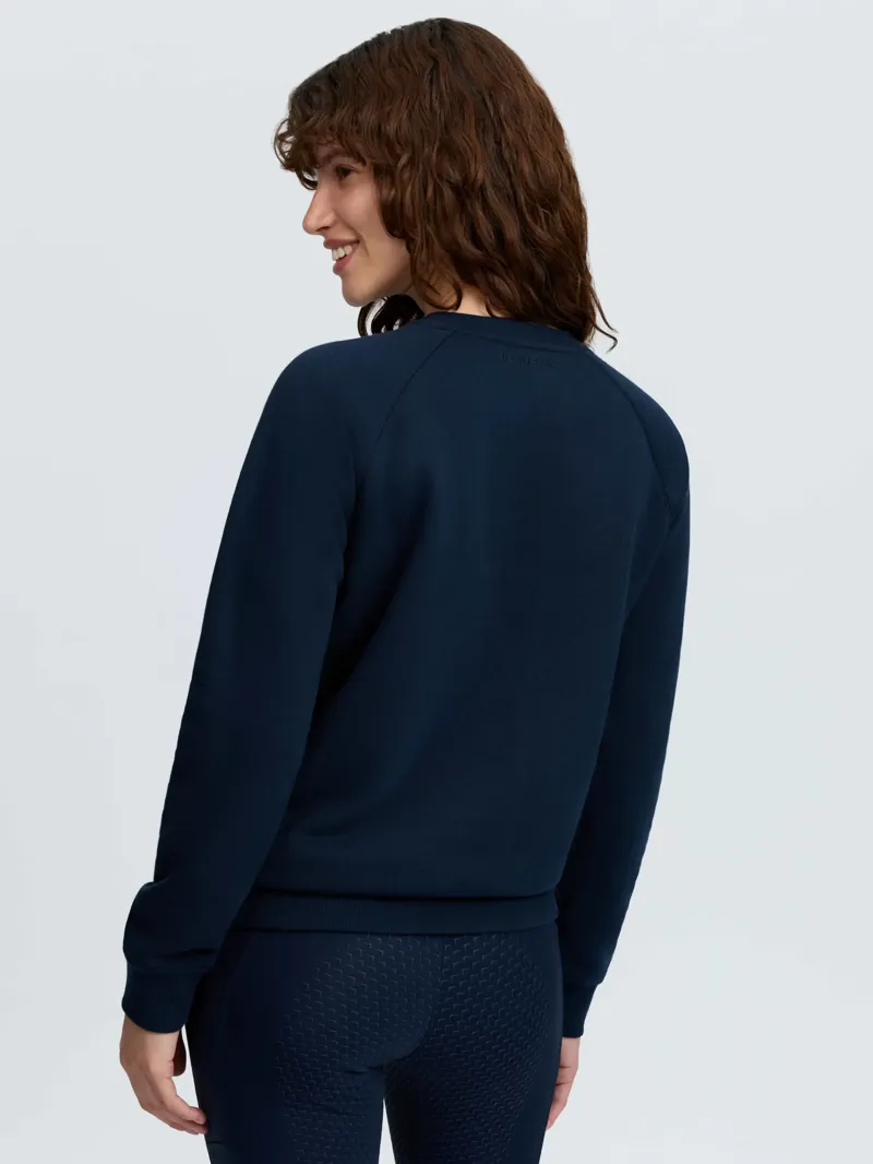 LeMieux Vida Varsity Crew Neck Sweat - Navy-2