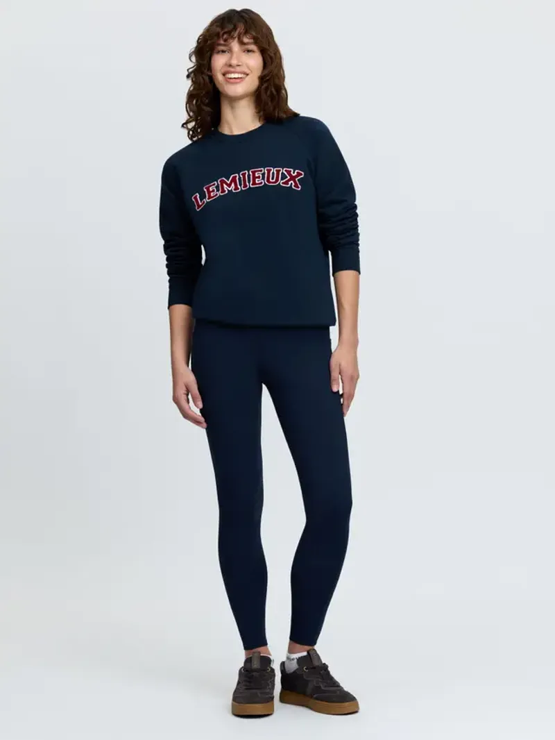 LeMieux Vida Varsity Crew Neck Sweat - Navy-4