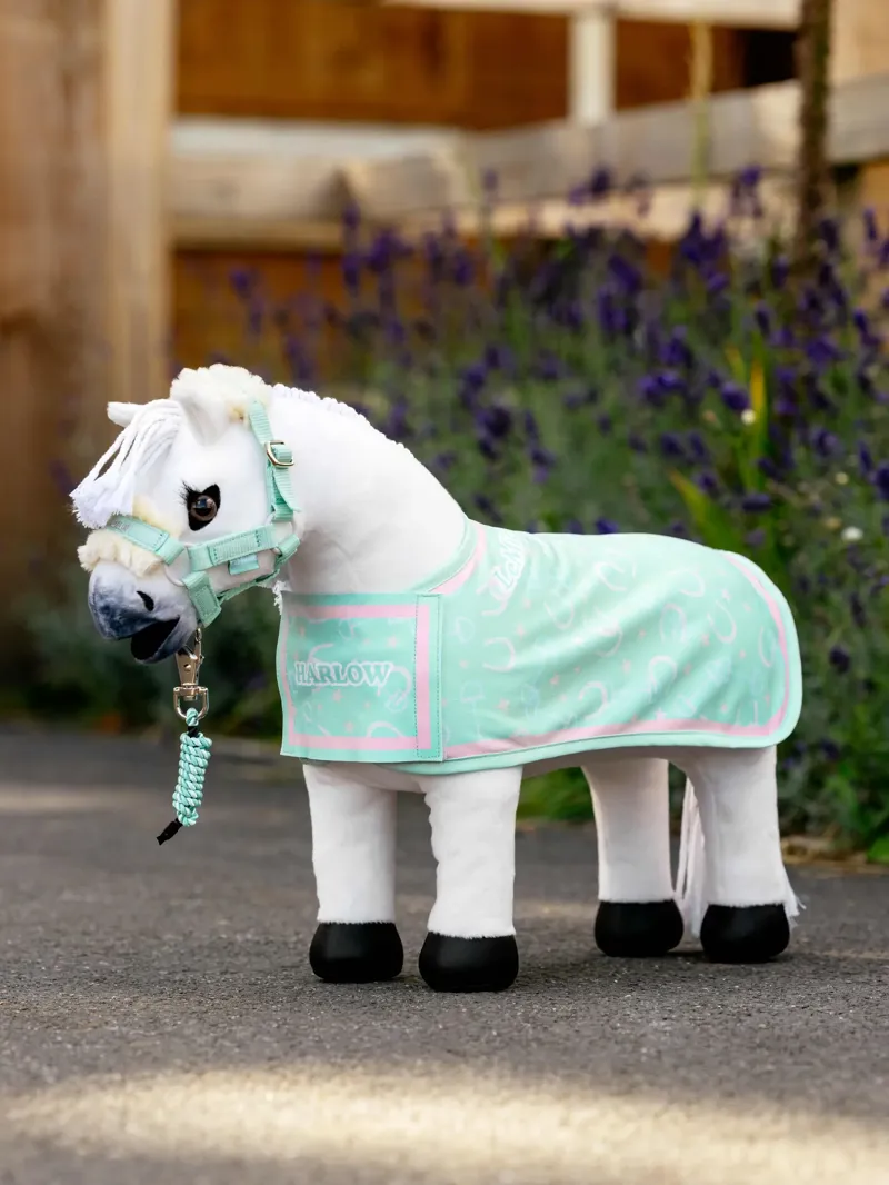 LeMieux Harlow Toy Pony Printed Rug - Softmint-1