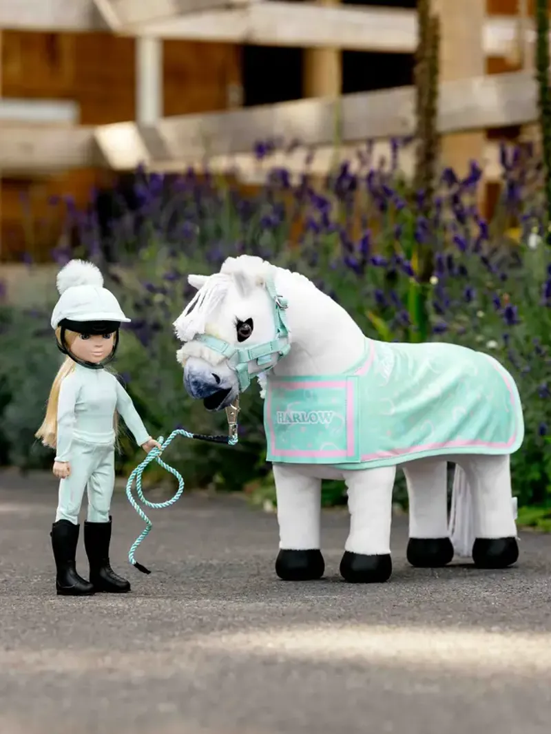 LeMieux Harlow Toy Pony Printed Rug - Softmint-2