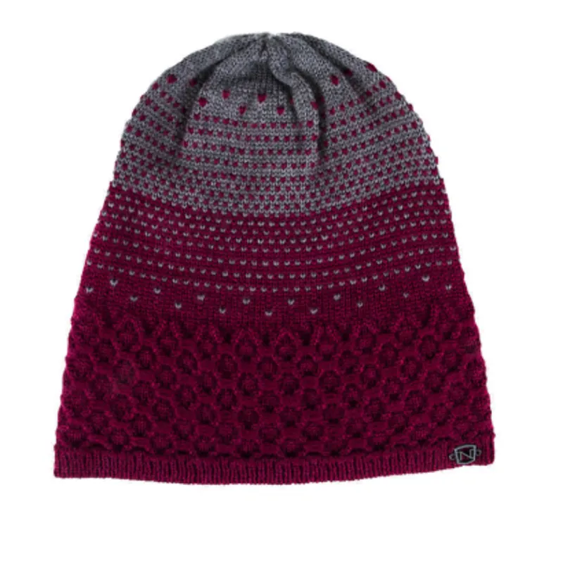 Noble Jessie Ladies Beanie Hat - Cranberry