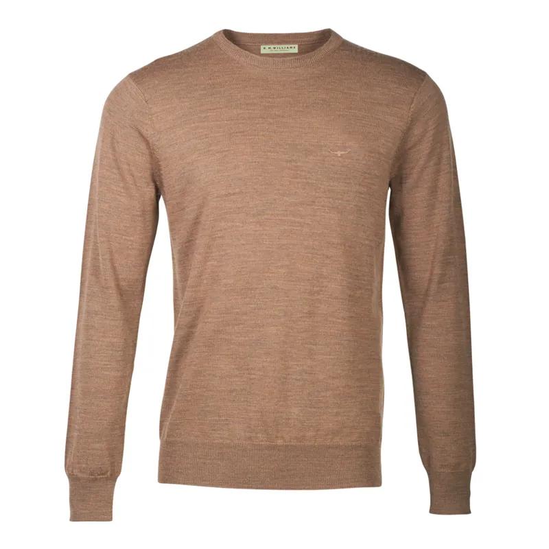 R.M.Williams Howe Crew Neck Sweater - Taupe