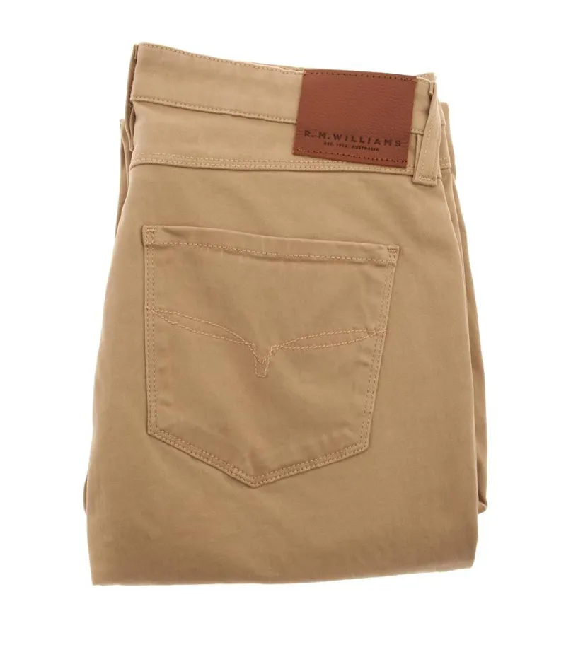 R.M.Williams Kimberley Jean Straight Fit - Buckskin Sateen-3