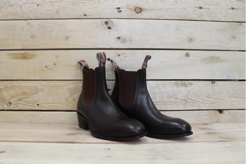 RM Williams Boots Online  Yearling Chestnut Leather Chelsea Boots