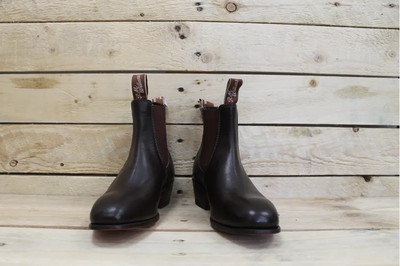 R.M.Williams Kimberley Boots Leather Screwed Sole - Chestnut - G Width-2