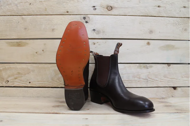 R.M.Williams Kimberley Boots Leather Screwed Sole - Chestnut - G Width-1