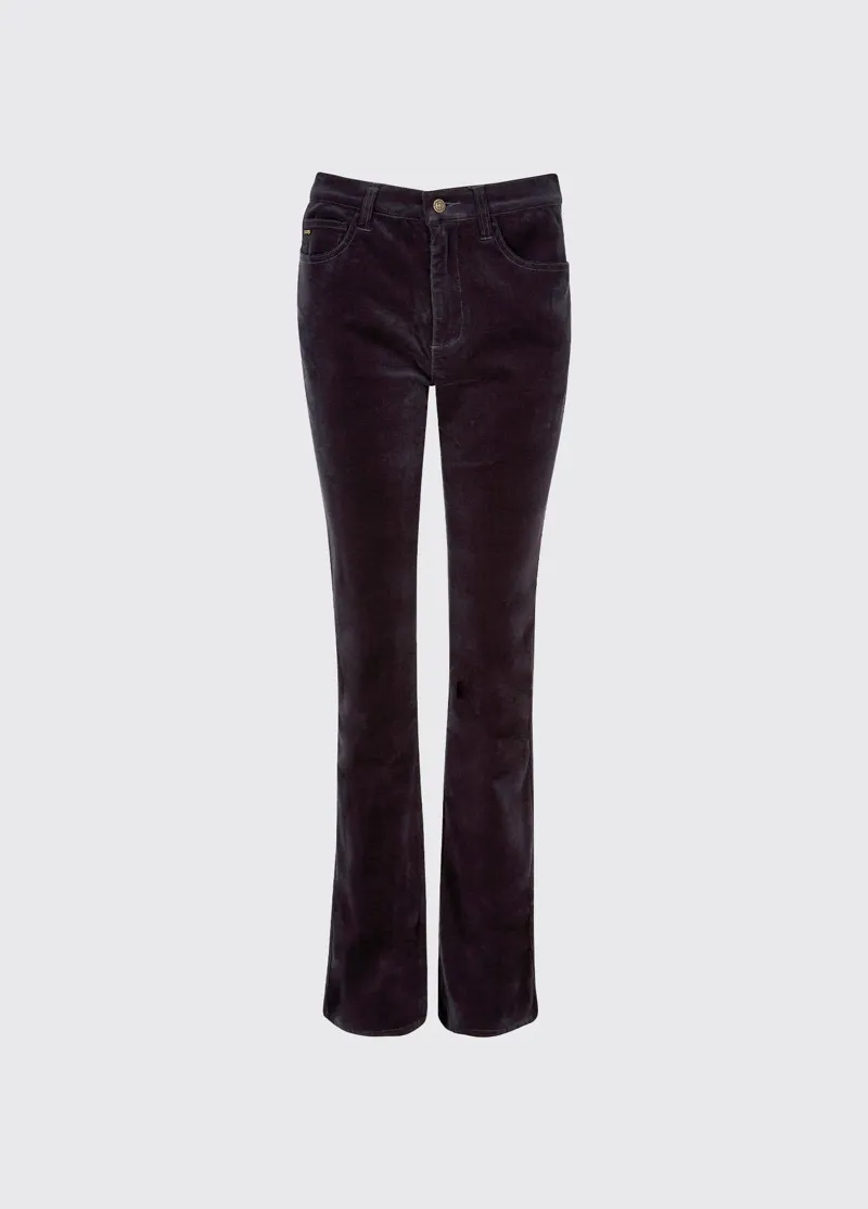 Dubarry Elderflower Ladies Stretch Pincord Jeans - Navy-3