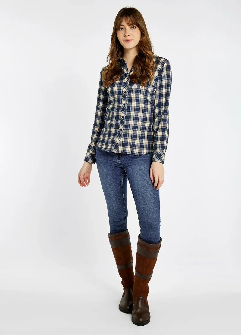 Dubarry Japonica Shirt - Peacock Blue-2