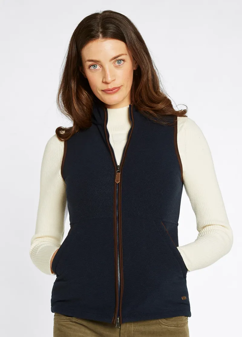 Dubarry Carbury Ladies Fleece Gilet - Navy