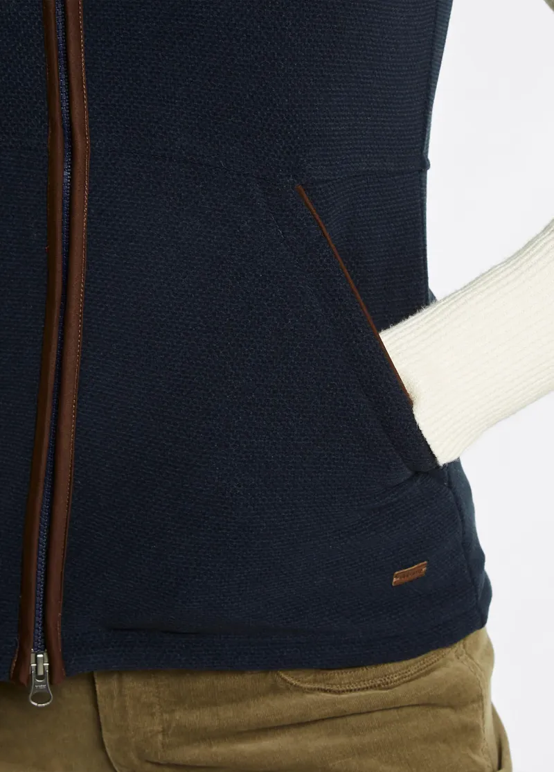 Dubarry Carbury Ladies Fleece Gilet - Navy-3