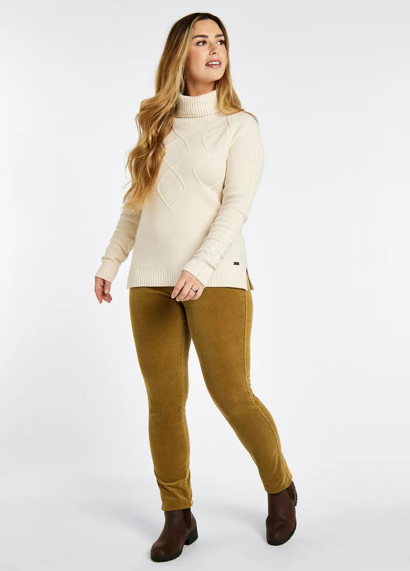 Dubarry Honeysuckle Cord Trouser - Harvest Gold