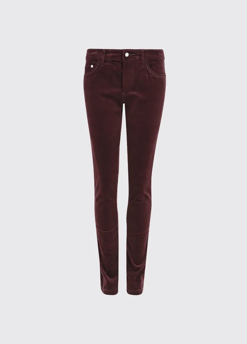 Dubarry Honeysuckle Cord Trouser - Ruby-2