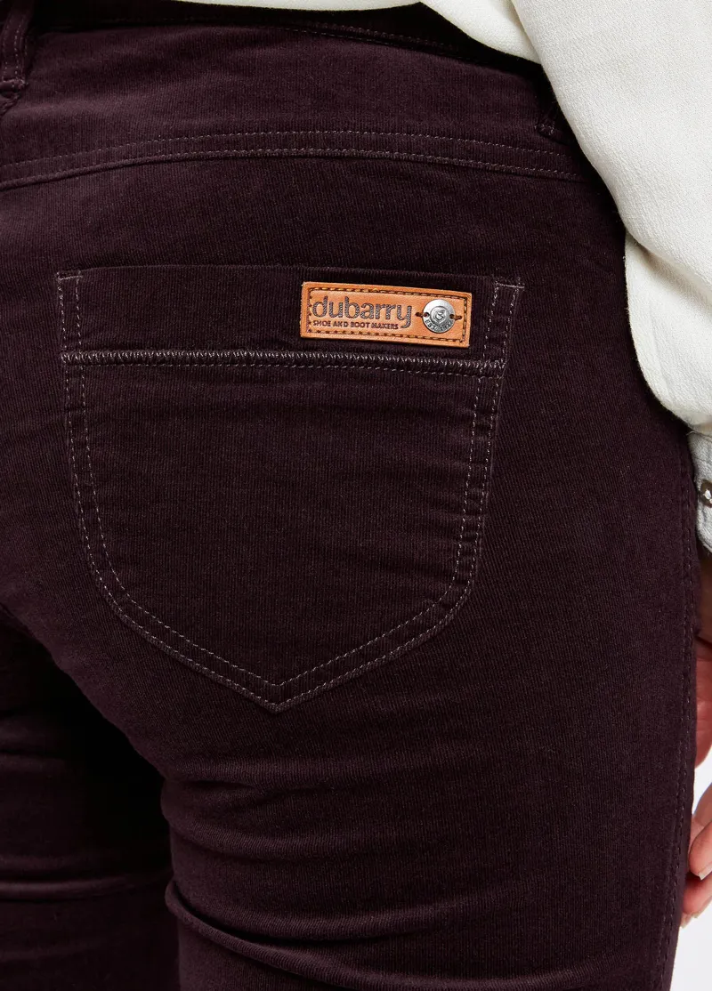 Dubarry Honeysuckle Cord Trouser - Ruby-3