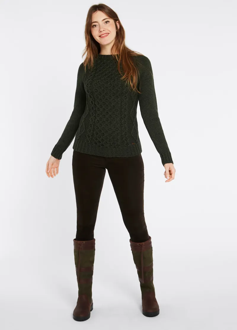 Dubarry Shanley Ladies Sweater - Olive-2