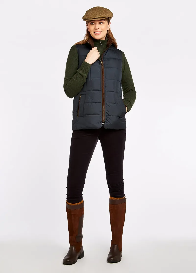 Dubarry Spiddal Down Gilet - Navy Multi