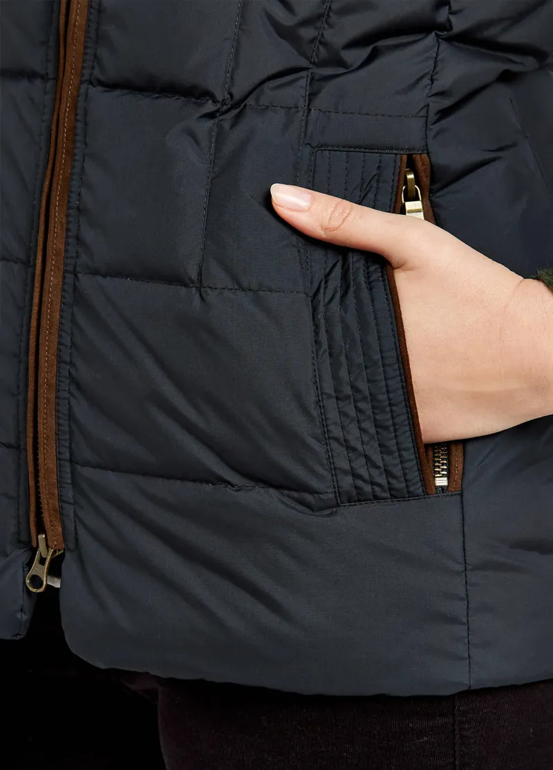 Dubarry Spiddal Down Gilet - Navy Multi-5