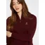 Dubarry Castlemartyr Ladies 1/4 Zip Sweatshirt - Oxblood