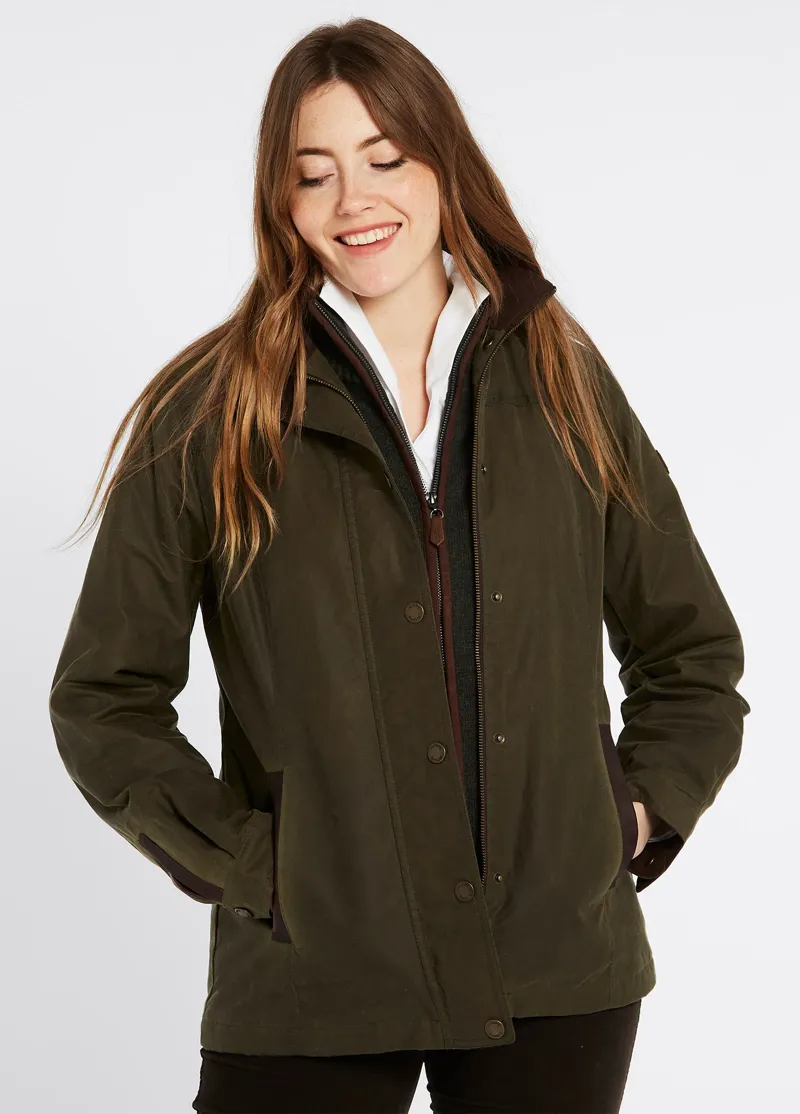 Dubarry Mountrath Ladies Waxed Jacket - Fennel