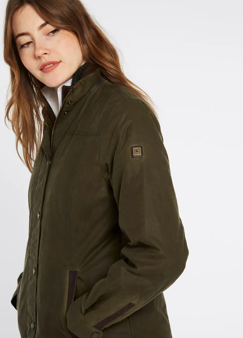 Dubarry Mountrath Ladies Waxed Jacket - Fennel-3