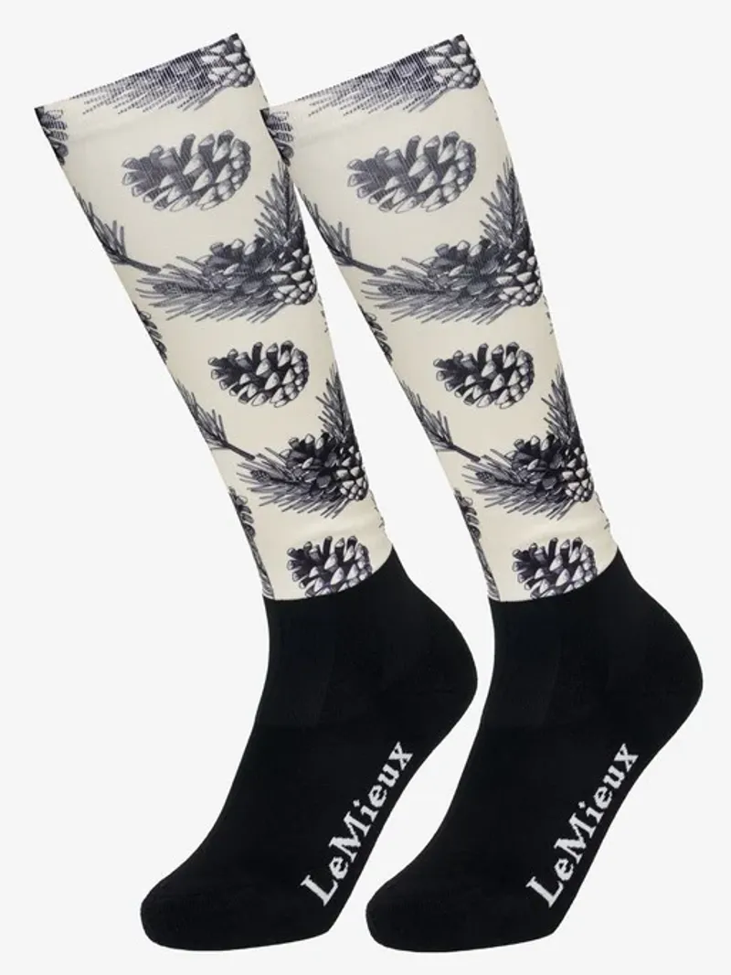 LeMieux Footsies Adults Socks - Pine Cones
