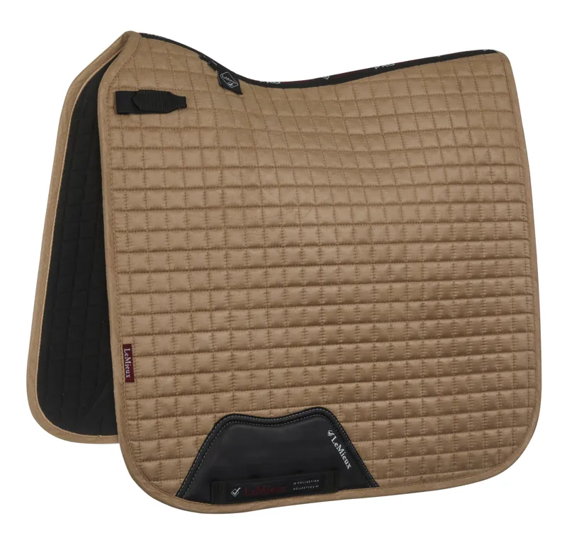 LeMieux Pro Sport Suede Dressage Square - Champagne