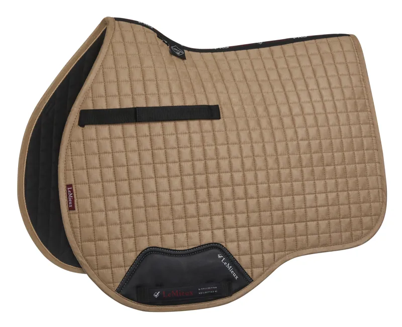 LeMieux Pro Sport Suede GP Square - Champagne