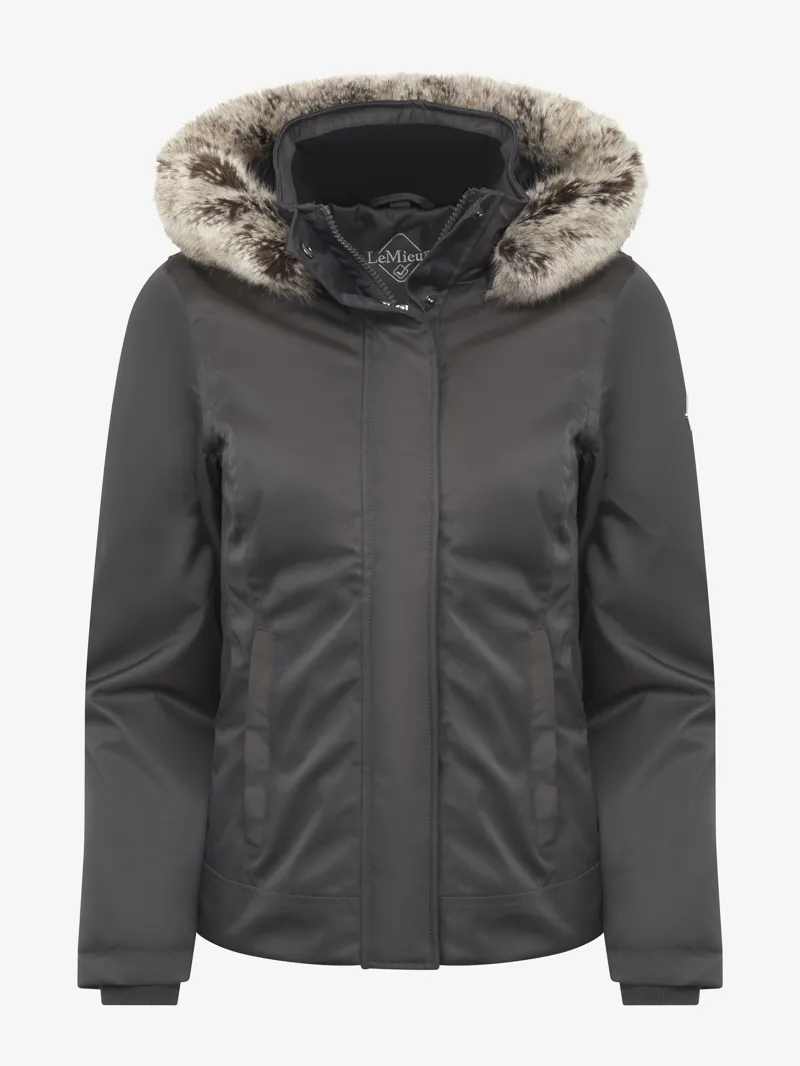 LeMieux Waterproof Short Riding Coat - Grey