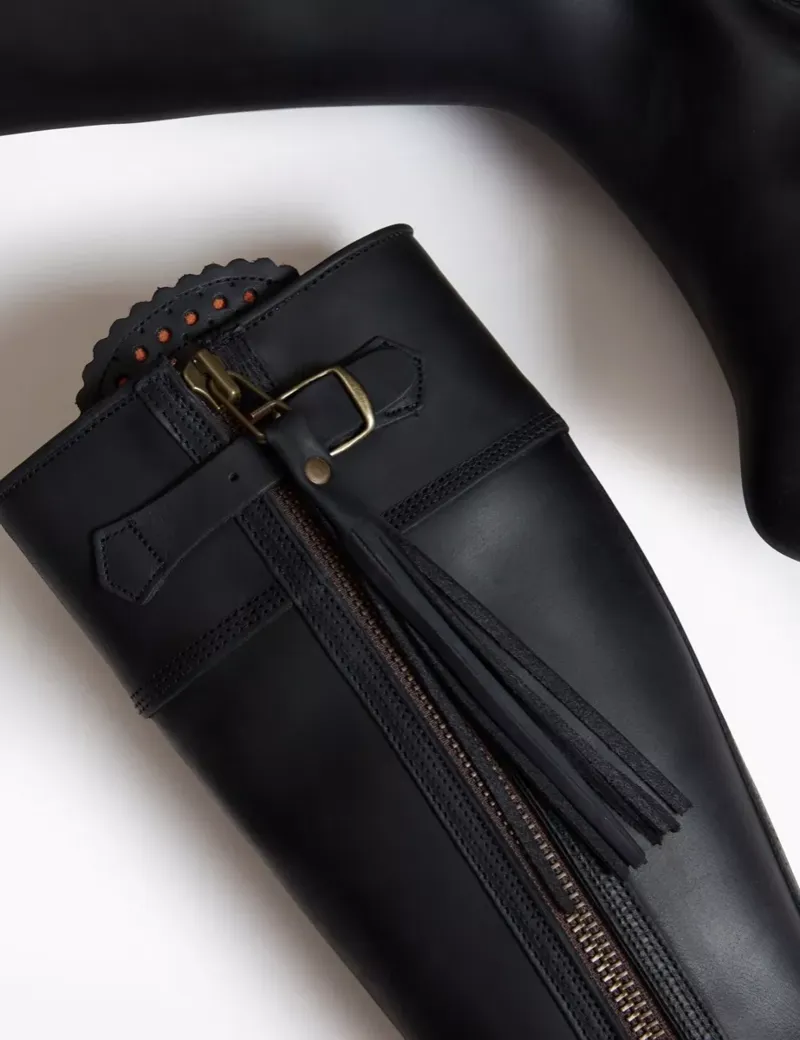 Penelope Chilvers Long Tassel Boot - Black-6