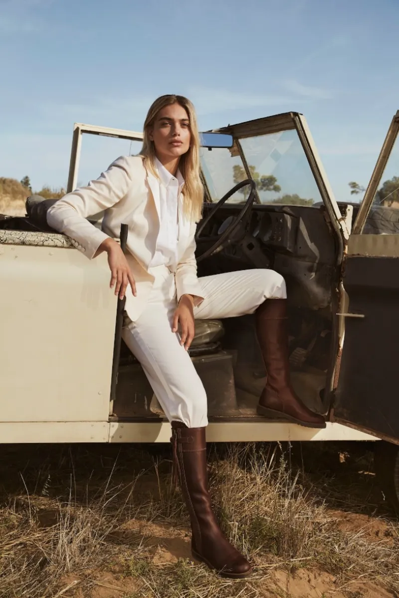 Penelope Chilvers Standard Tassle Boot - Conker-5