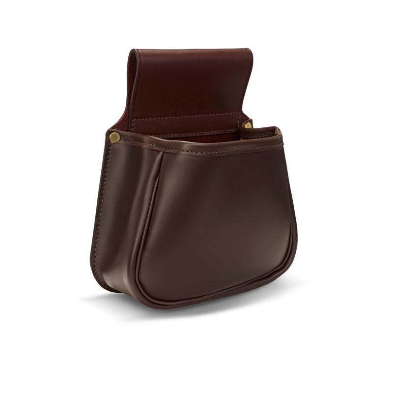 Croots Byland Leather Panier Bag 50 Cartridges - Oxblood