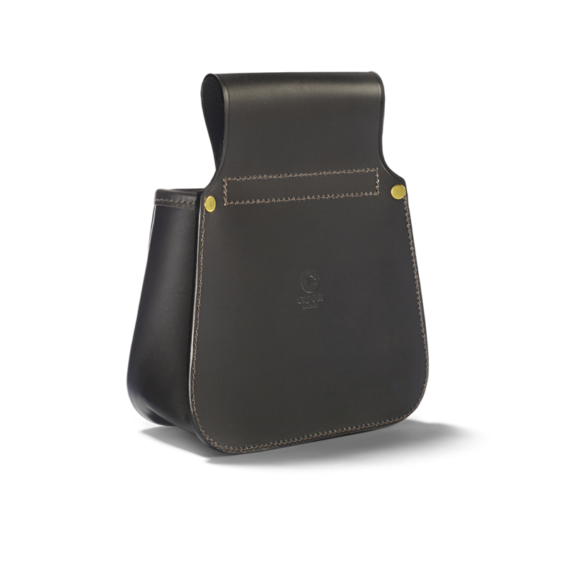 Croots Byland Leather Panier Bag 50 Cartridges - Dark Havana-1