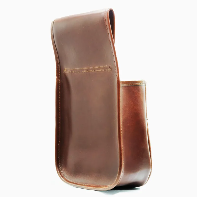 Hicks And Hide Shooting Pouch On Belt - Cognac-2